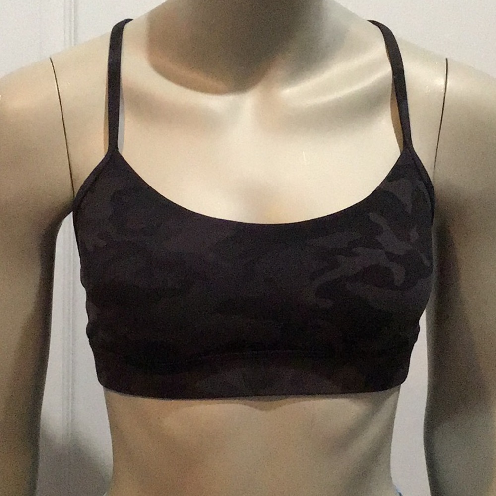Lululemon Flow Y Bra *Nulu (8) black camo